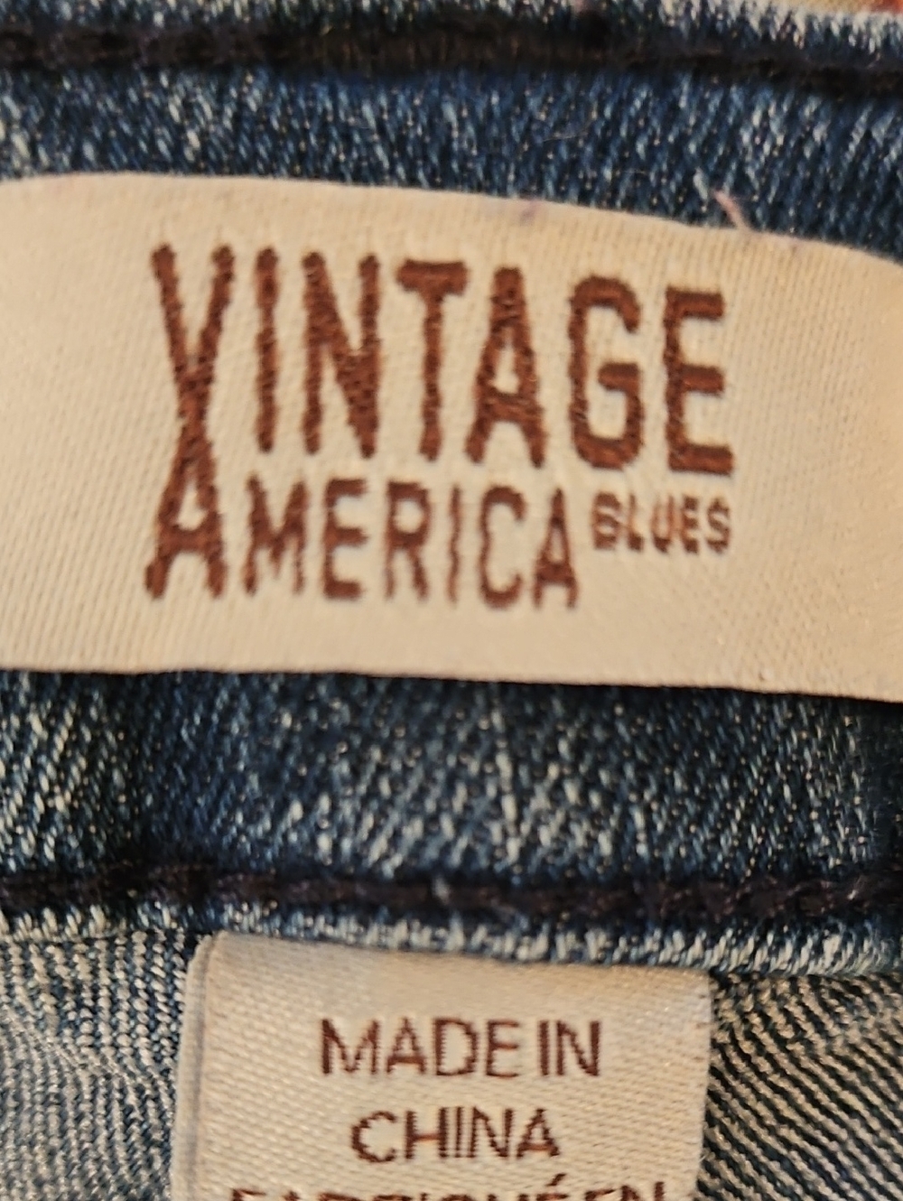 Vintage America Boho Skinny Ankle w/ Floral Trellis Embroidery - Picture 7 of 9